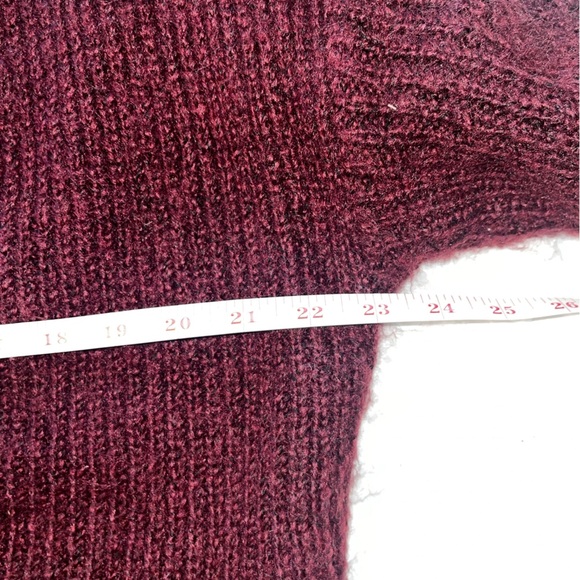 Old Navy Go-Recycled Button Down Cardigan Sweater Burgundy Size Small - Picture 5 of 7